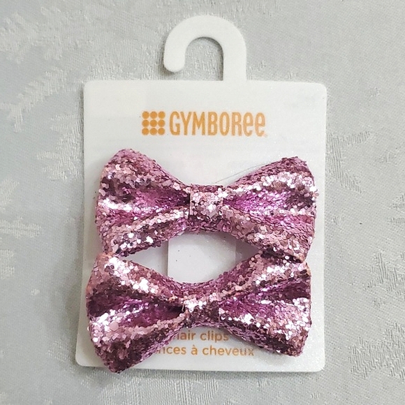 Gymboree Lot of (6) Pink & Orange Hair Accessories - Picture 6 of 9